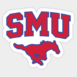 SMU Blue Logo & Red Peruna Sticker